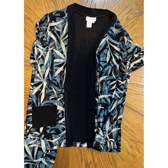 Coldwater Creek Tank With Long‎ Sleeve Blouse To Wear Over Tank. Multi Colored - Picture 1 of 5